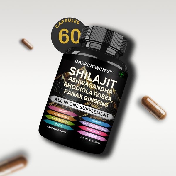 Shilajit, Panax Ginseng & Ashwagandha Capsule
