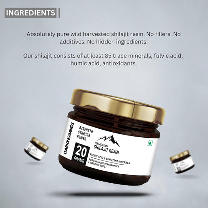 Shilajit Resin with 84+ Fulvic Acid