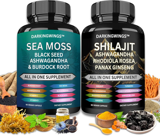 Shilajit and sea moss Bundel
