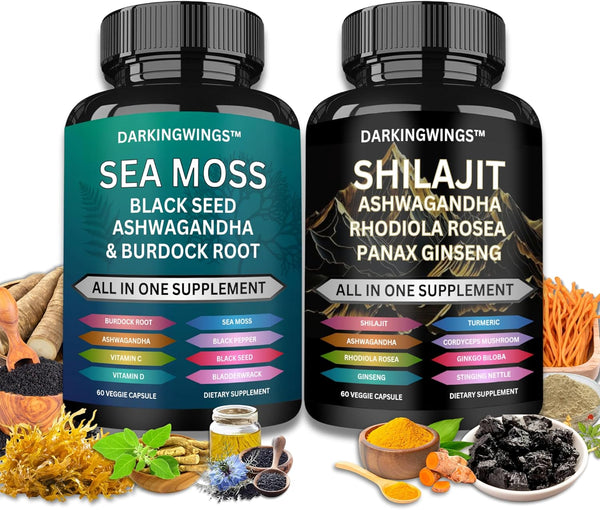 Shilajit and sea moss Bundel