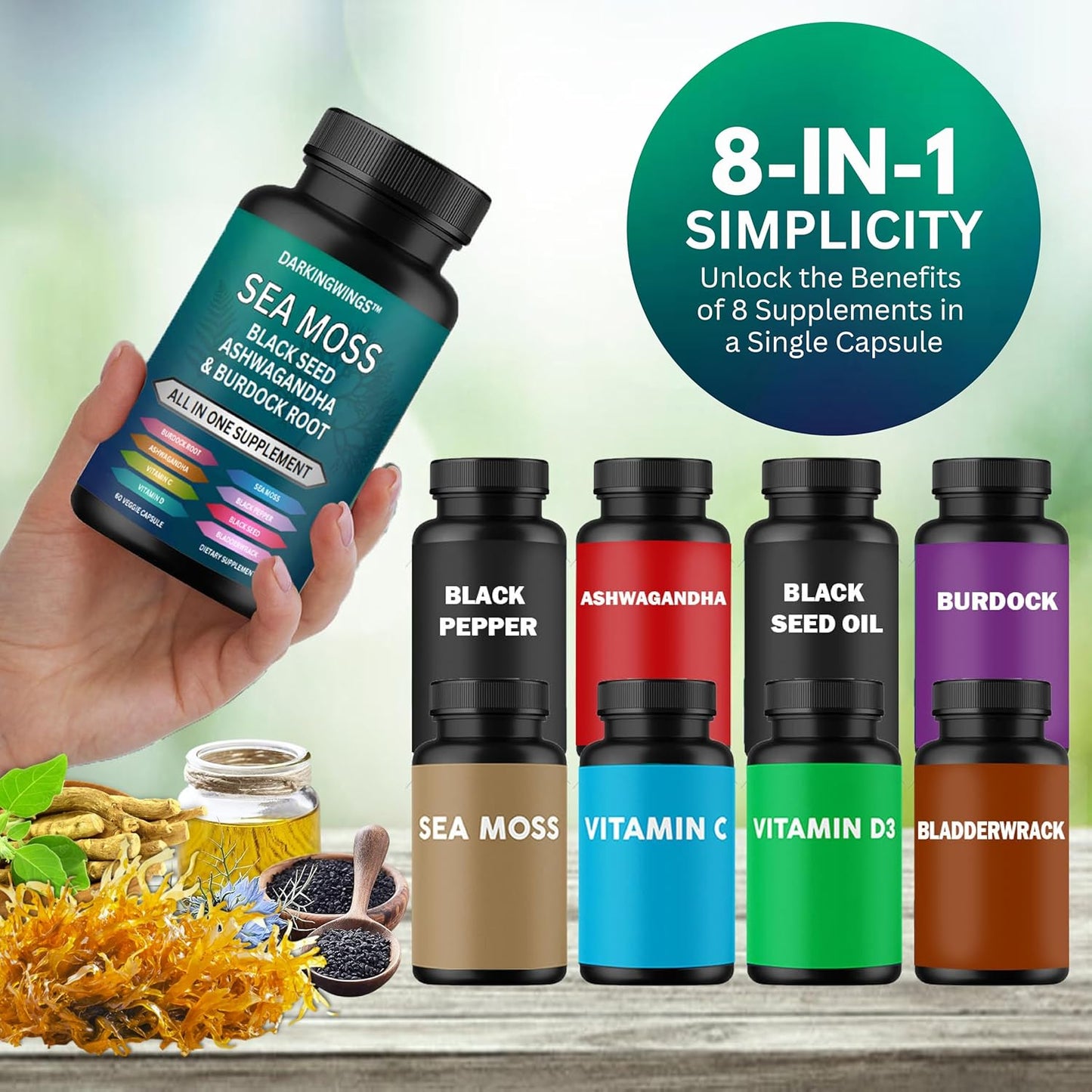 Collagen And Sea Moss Capsule - Bland of Ultimate Beauty