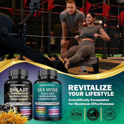 Shilajit and sea moss Bundel